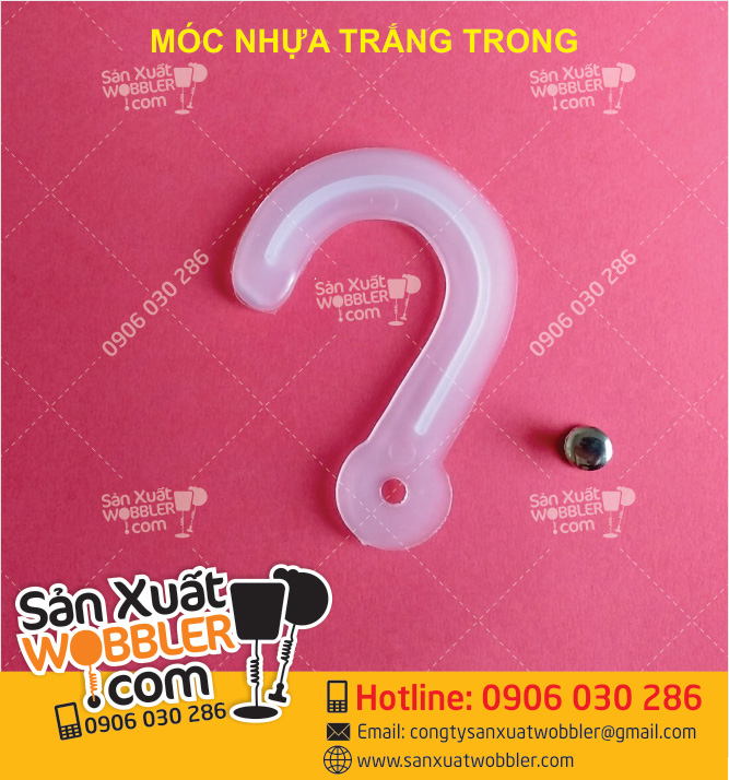 Móc nhựa trong, móc nhựa hanger giấy - Wobbler Quang Hưng - Công Ty TNHH MTV In ấn Quang Hưng
